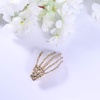 image:imagePunk Skeleton Hair Clip Gothic Skeleton Hands Bone Hair Clip Alligator Barrettes for Halloween Party