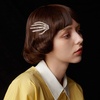 image:imagePunk Skeleton Hair Clip Gothic Skeleton Hands Bone Hair Clip Alligator Barrettes for Halloween Party