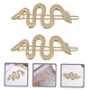 image:imageSnake Hair Clip 6 pcs Hair Minimalist Party Metal Decorative Accessories Jewelry Crystal Medusa Hairpin Daily Twists Gold for Costume Barrettes Shape Head Golden Girls Hairpins