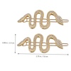 image:imageSnake Hair Clip 6 pcs Hair Minimalist Party Metal Decorative Accessories Jewelry Crystal Medusa Hairpin Daily Twists Gold for Costume Barrettes Shape Head Golden Girls Hairpins