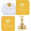 image:imageStreet Lamp Miniature Dollhouse Table Lamp Mini Light Bedside Lamp Garden Pots Decoration for Dolls House Furniture Toy Home Decorations Dollhouse Table LampGolden