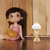 image:imageStreet Lamp Miniature Dollhouse Table Lamp Mini Light Bedside Lamp Garden Pots Decoration for Dolls House Furniture Toy Home Decorations Dollhouse Table LampGolden