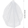 image:imageWedding Veil Comb Elegent Lace Appliques Wedding Veil Crystal Beaded With Comb White Headpiece Bridal Shower Bridesmaid Favors