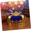 image:imagebaby shower king royal birthday party hats blue headband gold costume king king makeup headband king for royal king party crwon for men prince man crown decorate