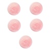 image:image2 Pieces Grafted Eyelash Jade Stones Eyelash Extension Pallet Holder Round Pallet Pad Resin Nail Art Plate Palette Makeup Palette Pink5 pcs