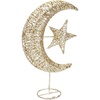 image:image20cm Wrought Christmas Tree Topper Glittering Star Moon Treetop Decoracin Party Supplies GoldenGolden