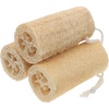 image:image3 Pack Natural Loofah Bath Brush Exfoliating Body Loofah Shower Puff for Deep Cleansing and Skin 92X236 Inches