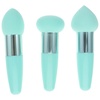image:image3Pcs Makeup Sponge Beauty Foundation Blending Sponge Makeup Sponge Wedge Foundation Sponges with Handle Cosmetic Professional Beauty Sponge PinkGreen