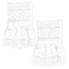 image:imageBeaupretty 1 Pair Lace Trim Manicure Gloves Nail Art Decoration Lace Hand Cuff Elastic Wrist Cuffs Fingerless Wrist Cuffs Emptiness Fake Sleeves Bracelet Wrist Cover