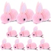 image:imageBeaupretty 10PCS Plush Bunny Hair Clips Rabbit Hair Clip Easter Rabbit Hair Barrettes Girls Holiday Hair Clips for Easter Decorations