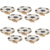 image:imageBeaupretty 10Pcs Soccer Lapel Pins Cartoon Round Metal Soccer Brooches Alloy Sports Badge for Hats Shirts amp Bags Championship Souvenir Pin Set for Men Women