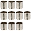 image:imageBeaupretty 10pcs Metal Candle Cups Candle Holders Use with Menorah Candelabra Fit Standard Tapered Wax Candles Votive Pegs for Lamp or Candle Making ProjectsSilver