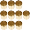 image:imageBeaupretty 10pcs Metal Candle Cups Candle Holders Use with Menorah Candelabra Fit Standard Tapered Wax Candles Votive Pegs for Lamp or Candle Making ProjectsBronze