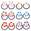 image:imageBeaupretty 12 Pieces Plumeria Hair Ties Plumeria Hair Ropes Hawaiian Flower Hair Ties Elastic Hair Bands for Women and Girls