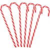 image:imageBeaupretty 18PCS Mini Christmas Tree Candy Cane Candy Cane Decoration Candy Cane Ornaments Christmas Tree Decoration for Xmas Holiday PartyRed
