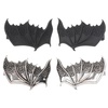 image:imageBeaupretty 2 Pairs Devil Wings Hair Clips Metal Bat Wings Hair Barrettes Vintage Gothic Hairpins Halloween Hair Clips Costume Cosplay Headwear for Women Girls