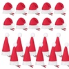 image:imageBeaupretty 20 Pieces Christmas Hair Clips Santa Hat Hair Clips Cute Mini Red Santa Hat Hair Grips Barrettes for Girls20 pcs
