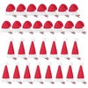 image:imageBeaupretty 20 Pieces Christmas Hair Clips Santa Hat Hair Clips Cute Mini Red Santa Hat Hair Grips Barrettes for Girls30 pcs