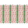 image:imageBeaupretty 24PCS Christmas Nail Files Christmas Emery Boards Xmas Tree Snowflake Santa Pattern Double Sided Nail Boards Nail Buffer for Natural Acrylic Nails