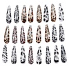 image:imageBeaupretty 24pcs Snap Hair Clips Leopard Animal Print No Slip Metal Geometric Snap Barrettes BB Hairpins Side Clip Hair Accessories for Women Girls Hair Styling