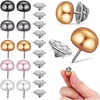 image:imageBeaupretty 25Pcs AntiExposure Brooch Buttons Elegant Pearl NoSew Button Pins for Womens Shirt Skirt amp Cardigan Secure Cleavage Cover Up Safety Pins for Daily Wear