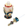 image:imageBeaupretty 25ml Empty Refillable Perfume Bottle Vintage Perfume Bottle Middle Eastern Style Glass Container for Perfumes amp Essential Oils BlueBlue