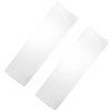 image:imageBeaupretty 2PCS Hair Dye Board Highlighting Paddle Balayage Board Clear Highlighting Board for Hair Coloring Dyeing