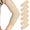 image:imageBeaupretty 3 Pairs Forearm Tattoo Cover Forearm Tattoo Sleeve Upper Arm Sleeve Arm Compression Sleeve for Men Women
