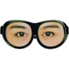 image:imageBeaupretty 3D Funny Sleep Eye Mask Breathable Eye Shade for Sleeping Adjustable Blackout Night Cover for Travel Plane Home amp Nap Unique Glasses Pattern Eyeshade for Men Women