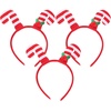image:imageBeaupretty 3PCS Christmas Candy Cane Headbands Holiday Headpiece Hair Christmas Accessories for Women Girls
