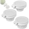 image:imageBeaupretty 3Pcs Bottle Emptying Cap for Lotion Reusable LeakProof Shampoo Flip It Bottle Caps Replacement for Bathroom Kitchen