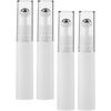 image:imageBeaupretty 4Pack 034Oz Glass Roller Bottles for Eye Cream and Essential Oils Empty Refillable Oil Roll on Containers with Metal Ball for Travel Facial Massage and Skin Care