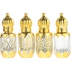 image:imageBeaupretty 4Pcs Essential Oil Roller Bottles Refillable Glass Roll on Bottles with LeakProof Metal Ball Applicator Portable Travel Size for Essential Oils amp Aromatherapy