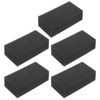 image:imageBeaupretty 5 Pieces Sponge Hair Brush Barber Salon Cleaning Sponge Hair Brush Portable Hair for Cleaning Hair Cutting