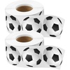 image:imageBeaupretty 500 Pcs Soccer Ball Stickers SelfAdhesive Sports Ball Labels Waterproof Soccer Stickers for Water Bottles Scrapbooking Boys Birthday Party Favors amp Classroom Teacher Rewards