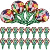 image:imageBeaupretty 50Pcs Soccer Cheering Balloons Inflatable Football Wands with 2026 World Flags Print International Sporting Events Fans Gear amp Cheering Sticks
