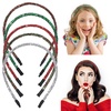image:imageBeaupretty 5pcs Christmas Glitter Headbands Sequins Hair Accessories Women Girls Holiday Festive Party Headdress Decor Hair Hoop