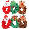 image:imageBeaupretty 6 Pieces Christmas Scrunchies Hair Bands Elk Santa Claus Elastic Hair Ties Ropes Christmas Hair Accessories for Women and Girls
