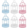 image:imageBeaupretty 6Pack Mini Bird Cage Decorative Organizer for Home Tabletop Storage Iron Candy Holder Small Bird Cage Decor