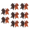 image:imageBeaupretty 8 Pcs Halloween Bow Knot Hair Ties Spider Web Hair Bands Stretchy Ponytail Holders for Girls Toddlers Kids