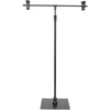 image:imageBeaupretty Adjustable Height TShaped Poster Stand Retractable Advertising Display Rack Portable Tabletop Sign Holder for Office Retail Trade Shows 1771X1181X551In