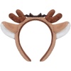 image:imageBeaupretty Brown Plush Deer Ear Headband Cute Reindeer Antlers Hairband for Christmas amp Holiday Cosplay Soft Animal Costume Accessories for Women