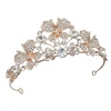 image:imageBeaupretty Butterfly Crown Bridal Rhinestone Crown Queen Tiaras Wedding Hair Jewelry for Women SilverGolden
