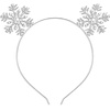 image:imageBeaupretty Christmas Snowflake Headband Hairband Holiday Party Accessory Women Xmas Hair Hoop Snowflake Hair ClipsSilver