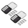 image:imageBeaupretty Empty Lipstick Palette Magnetic Eyeshadow Palette Makeup Foundation Blush Container with Mirror for Women Girls BlackBlack 2