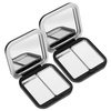 image:imageBeaupretty Empty Lipstick Palette Magnetic Eyeshadow Palette Makeup Foundation Blush Container with Mirror for Women Girls BlackBlack