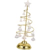 image:imageBeaupretty Glowing Christmas Tree The Christmas STO Ornament Christmas Decorations Miniature Christmas Tree Toy Snow Led Desktop Decor TinyGolden