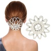 image:imageBeaupretty Hair Snood Pearl Design Hairnet for Dance Performance White 1 CountWhite