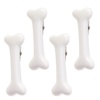 image:imageBeaupretty Halloween White Dog Bone Hair ClipsArtificial Dog Bone Hairpins Alligator Barrettes Christmas Hair Accessories for Kids Girls4pcs