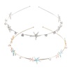 image:imageBeaupretty Headband Rhinestone Hair Accessory Shiny Mermaid Hair Hoops for Weddings Parties and Beach Wear